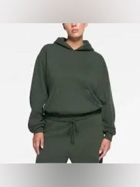 SKIMS cotton fleece classic hoodie 2x